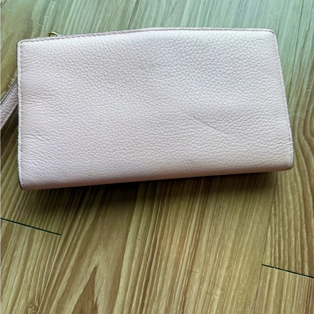 Kate Spade Blush Pink Leather Wristlet - Picture 5 of 9